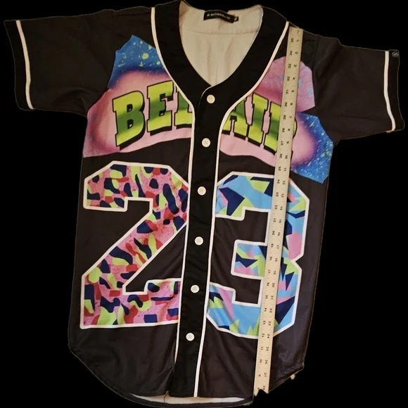 Black Multicolor Kids Jersey Mr. Bao XL - Picture 9 of 12